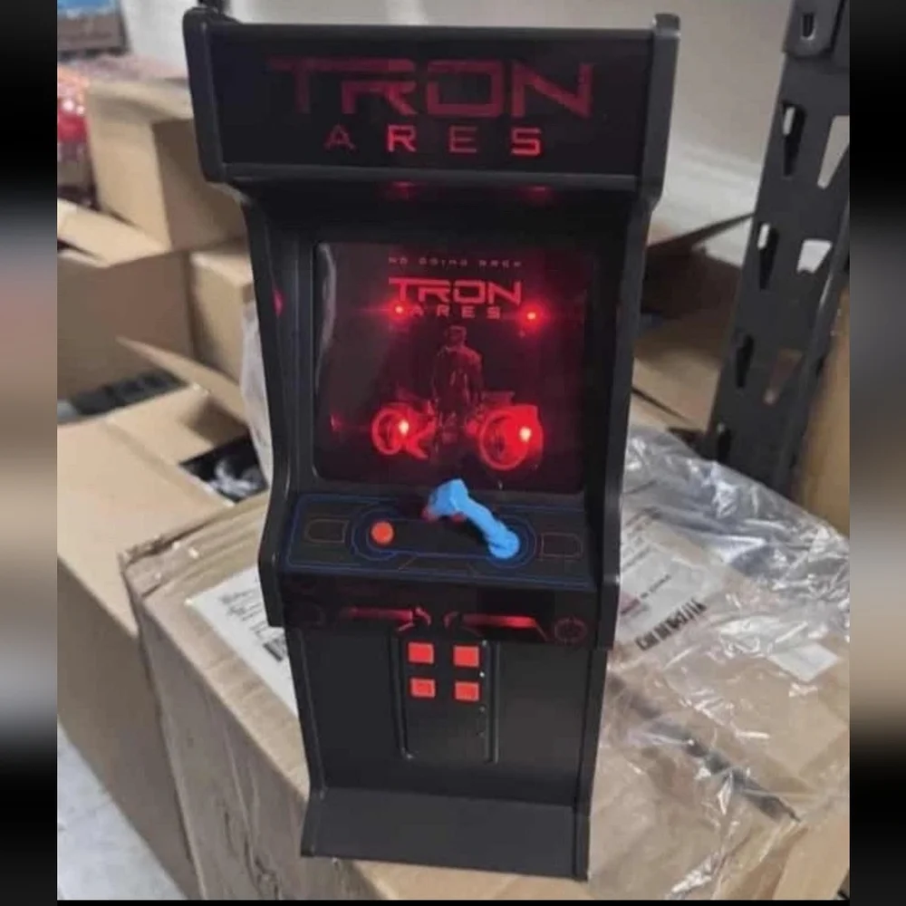 Theater Tron Ares Retro Arcade Popcorn Bucket New 2025